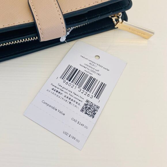 Kate Spade Madison Medium Compact Bifold Wallet - Picture 4 of 4